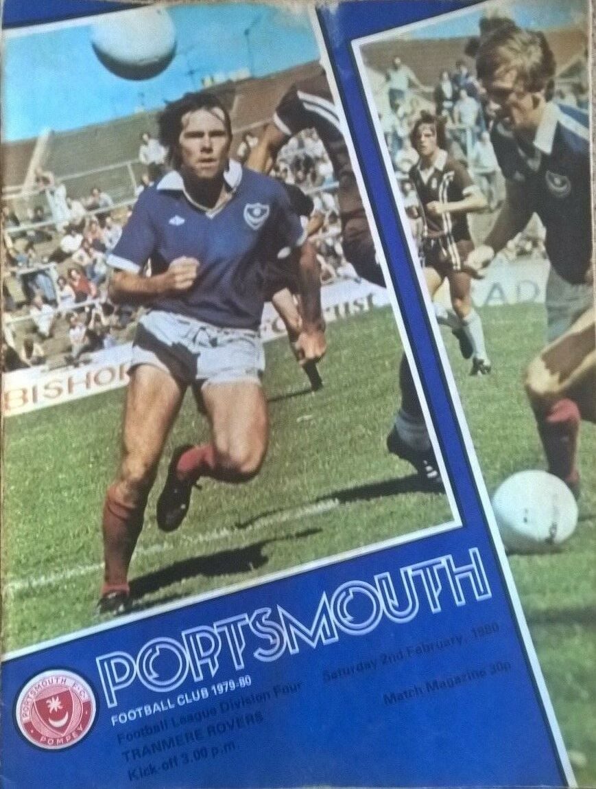 Portsmouth v Tranmere Rovers match programme