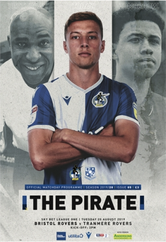 Bristol Rovers v Tranmere Rovers match programme