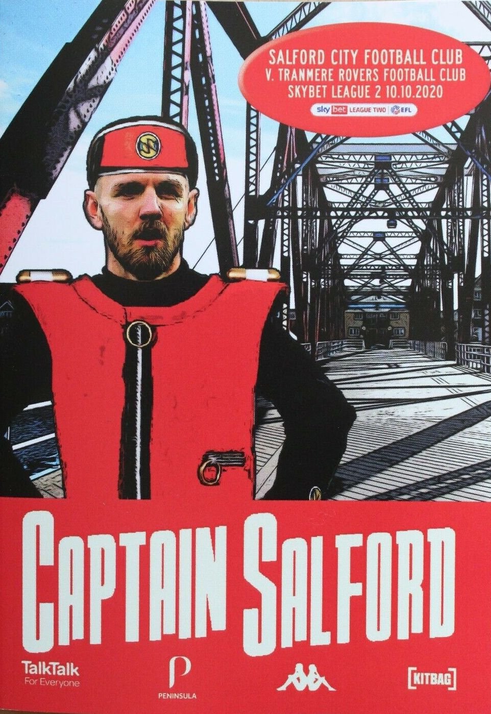 Salford City v Tranmere Rovers match programme