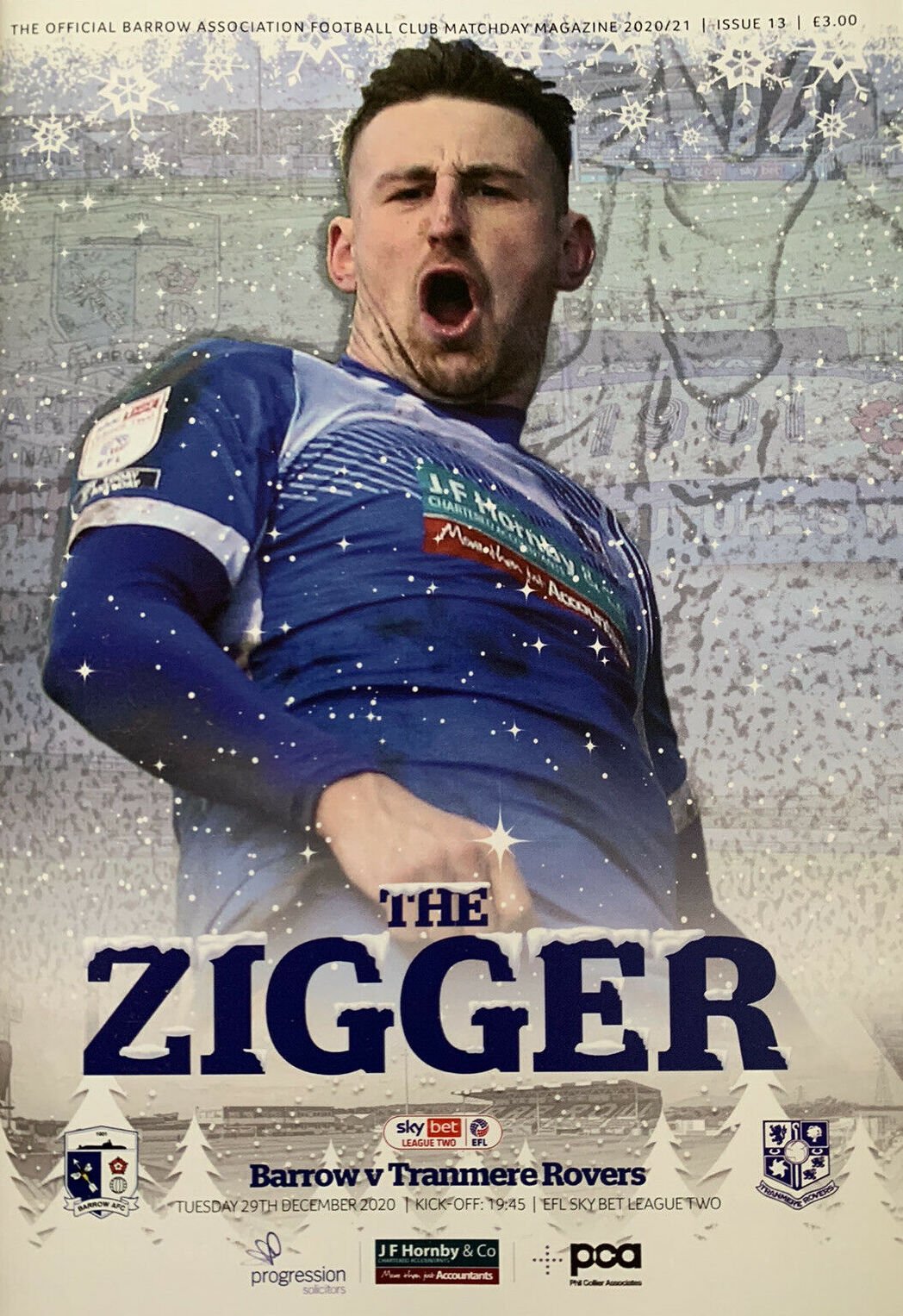 Barrow v Tranmere Rovers match programme