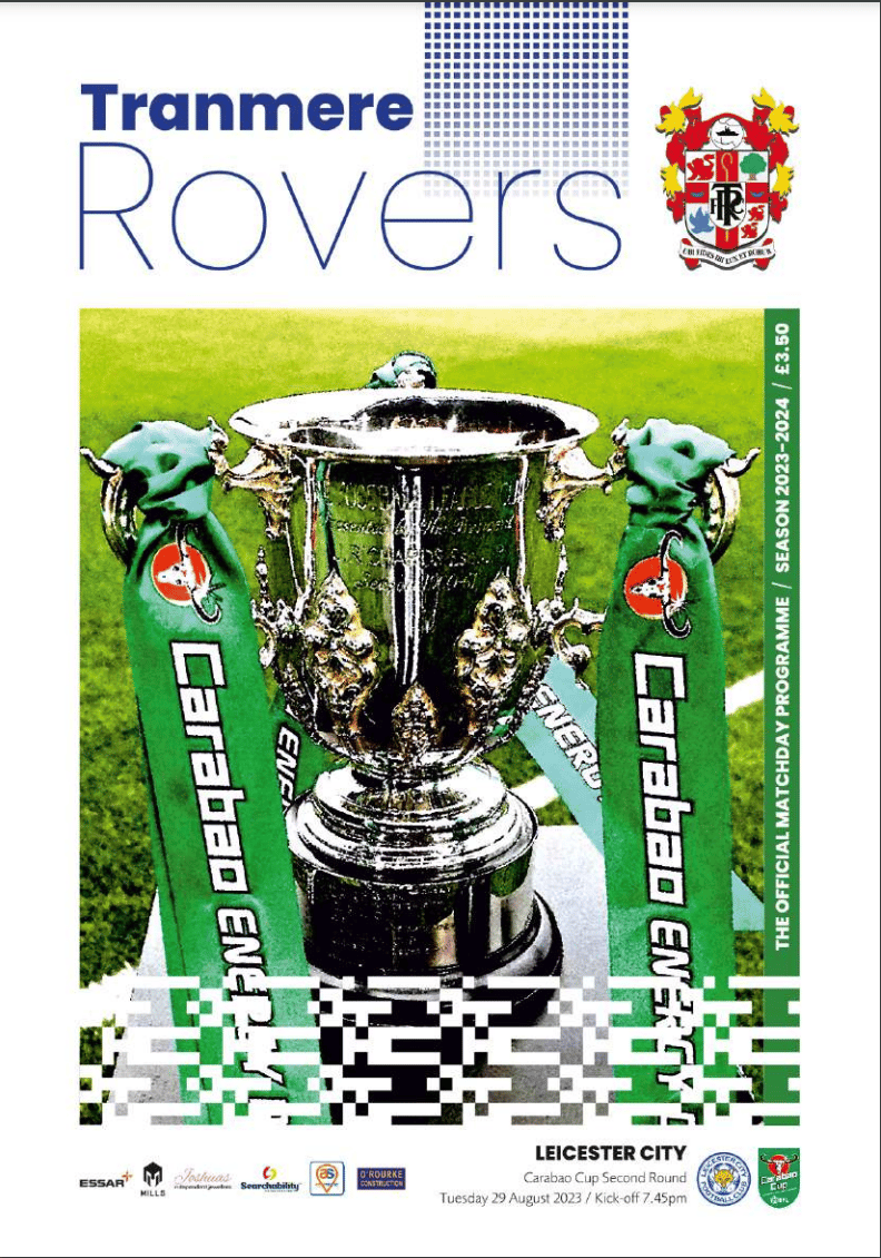 Tranmere Rovers v Leicester City match programme
