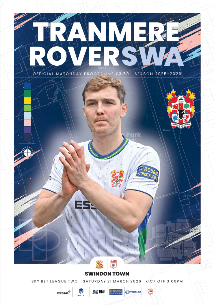 Tranmere Rovers v Harrogate Town match programme