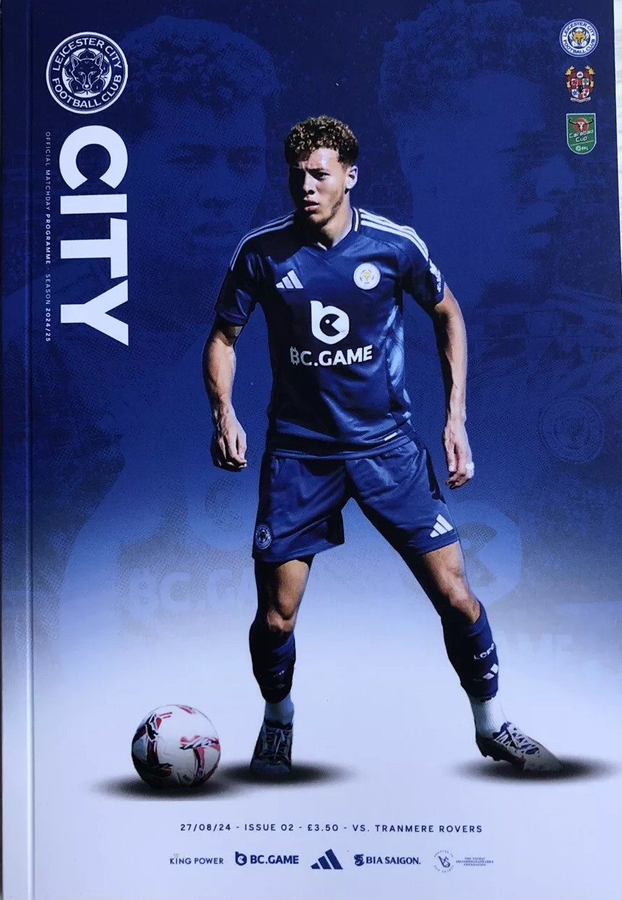 Leicester City v Tranmere Rovers match programme