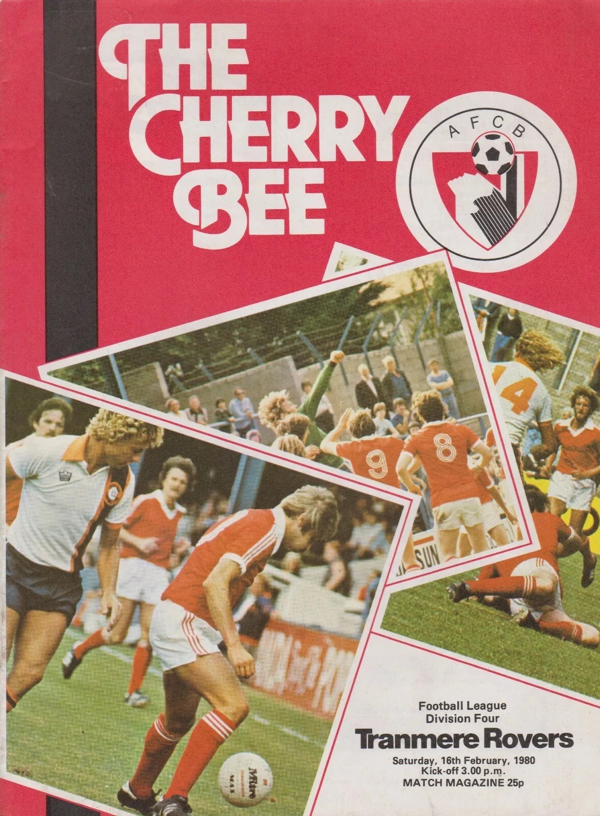 AFC Bournemouth v Tranmere Rovers match programme