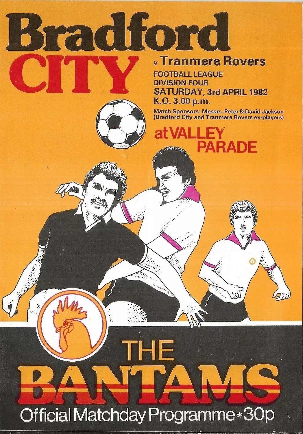 Bradford City v Tranmere Rovers match programme