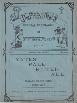 Tranmere Rovers v Rochdale Match Programme 1923-04-07