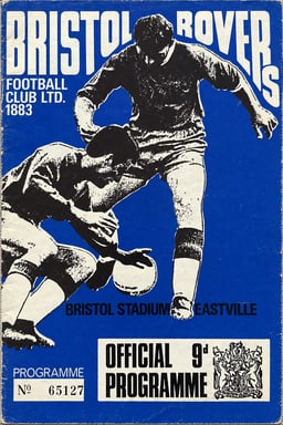 Bristol Rovers v Tranmere Rovers Match Programme 1968-04-06