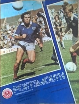 Portsmouth v Tranmere Rovers Match Programme 1980-02-02
