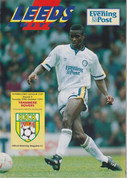 Leeds United v Tranmere Rovers Match Programme 1991-10-29