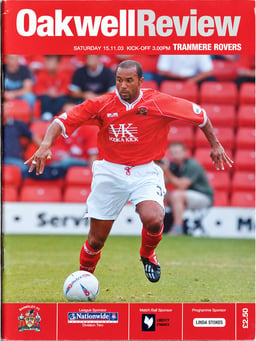 Barnsley v Tranmere Rovers Match Programme 2003-11-15