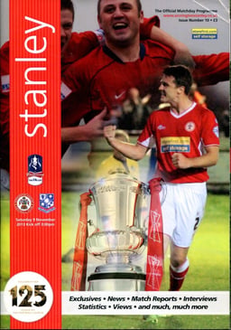 Accrington Stanley v Tranmere Rovers Match Programme 2013-11-09