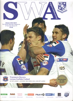 Tranmere Rovers v Carlisle United Match Programme 2014-03-29