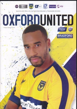 Oxford United v Tranmere Rovers Match Programme 2014-12-06