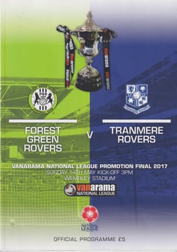Tranmere Rovers v Forest Green Rovers Match Programme 2017-05-14