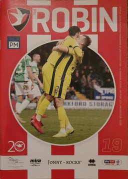 Cheltenham v Tranmere Rovers Match Programme 2019-01-12