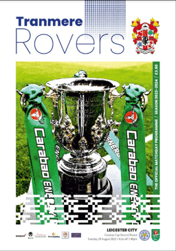 Tranmere Rovers v Leicester City Match Programme 2023-08-29