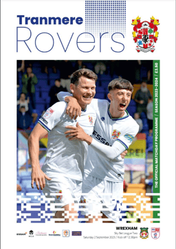 Tranmere Rovers v Wrexham Match Programme 2023-09-02