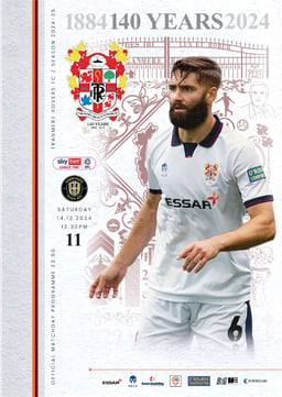 Tranmere Rovers v Harrogate Town Match Programme 2024-12-14