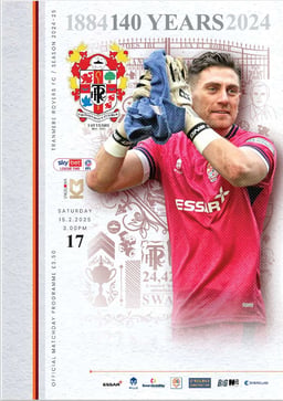 Tranmere Rovers v Milton Keynes Dons Match Programme 2025-02-15