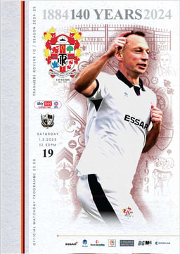 Tranmere Rovers v Port Vale Match Programme 2025-03-01