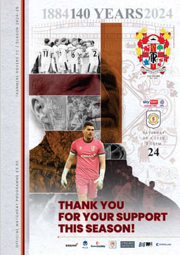 Tranmere Rovers v Crewe Alexandra Match Programme 2025-04-26