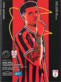 Walsall v Tranmere Rovers Match Programme 2025-09-20