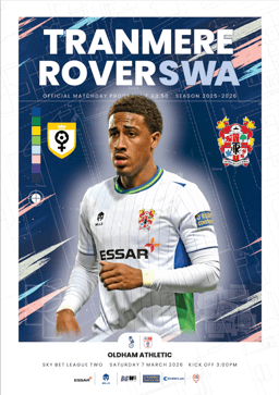 Tranmere Rovers v Crawley Town Match Programme 2026-02-14