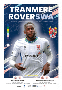 Tranmere Rovers v Oldham Athletic Match Programme 2026-03-07