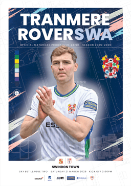 Tranmere Rovers v Harrogate Town Match Programme 2026-03-17