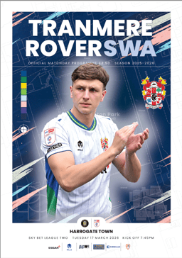 Tranmere Rovers v Swindon Town Match Programme 2026-03-21