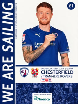 Chesterfield v Tranmere Rovers Match Programme 2026-10-03
