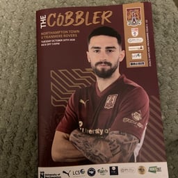 Northampton Town v Tranmere Rovers Match Programme 2026-10-20