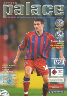 Crystal Palace v Tranmere Rovers Match Programme 1999-10-23