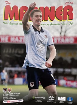 Grimsby Town v Tranmere Rovers Match Programme 2025-03-04