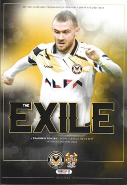 Newport County v Tranmere Rovers Match Programme 2025-05-03