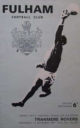 Fulham v Tranmere Rovers Match Programme 1967-09-13