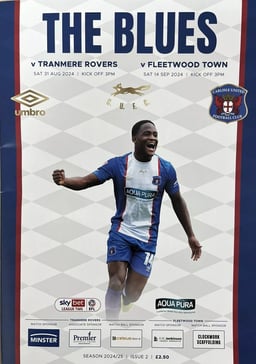 Carlisle United v Tranmere Rovers Match Programme 2024-08-31