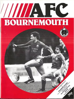 AFC Bournemouth v Tranmere Rovers Match Programme 1982-03-20