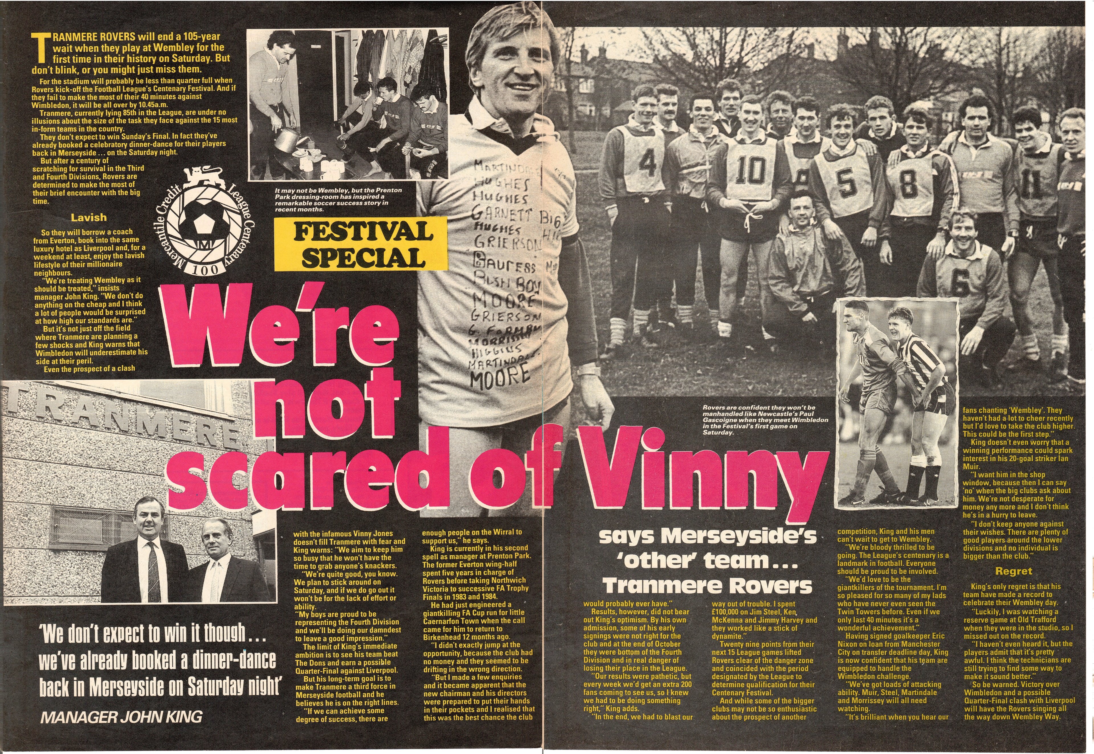 We're Not Scared Of Vinny - Wembley 1988